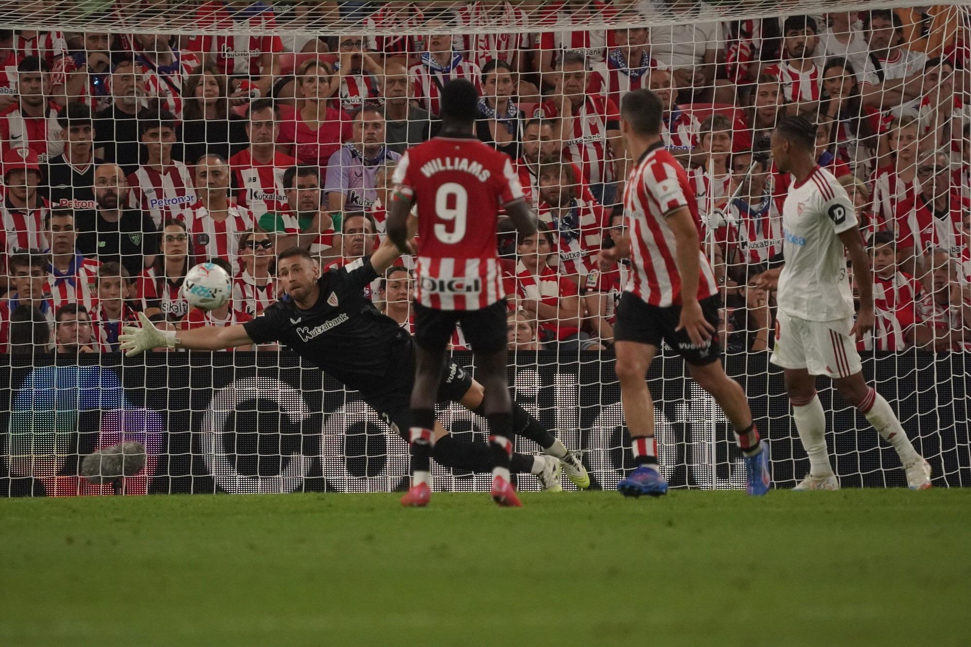 El Athletic-Sevilla, en imágenes