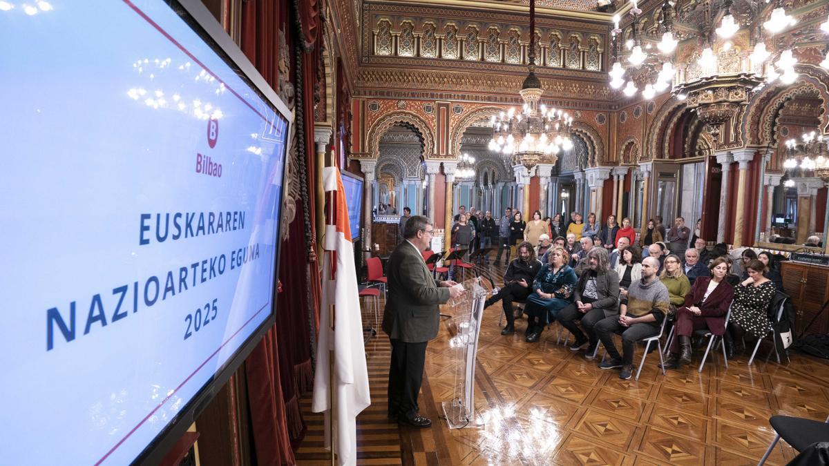 Euskararen Nazioarteko Eguna ospatuko du Bilboko Udalak.