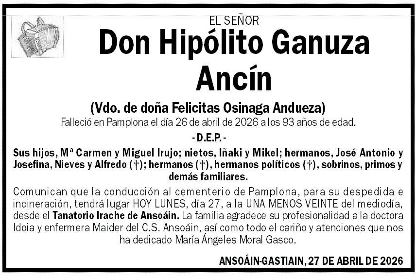 Hipólito Ganuza Ancín