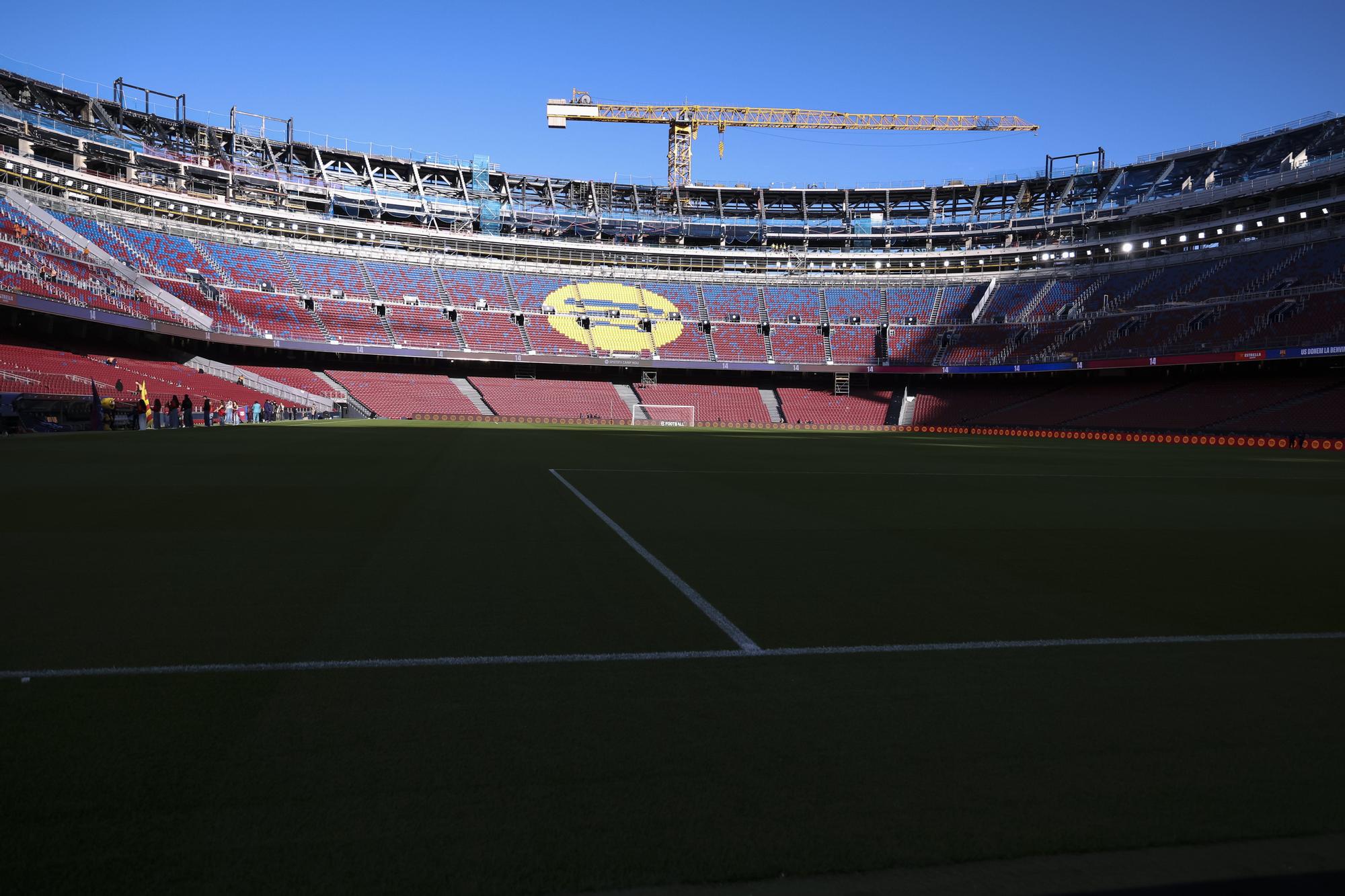 Fotos del nuevo Spotify Camp Nou en el primer día con público