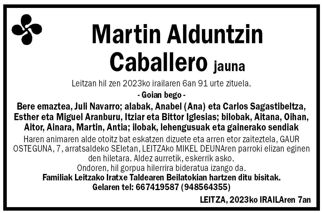 Martin Alduntzin Caballero