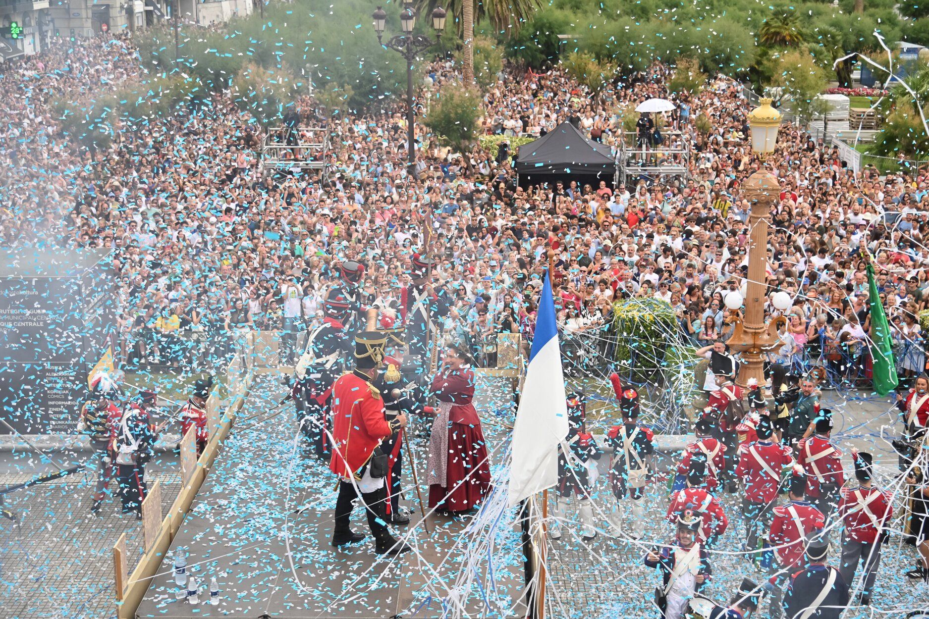 El Cañonazo de la Aste Nagusia donostiarra, en imágenes