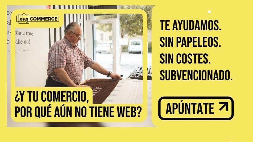 Eus-COMMERCE acompaña al comercio local en su viaje hacia la digitalización