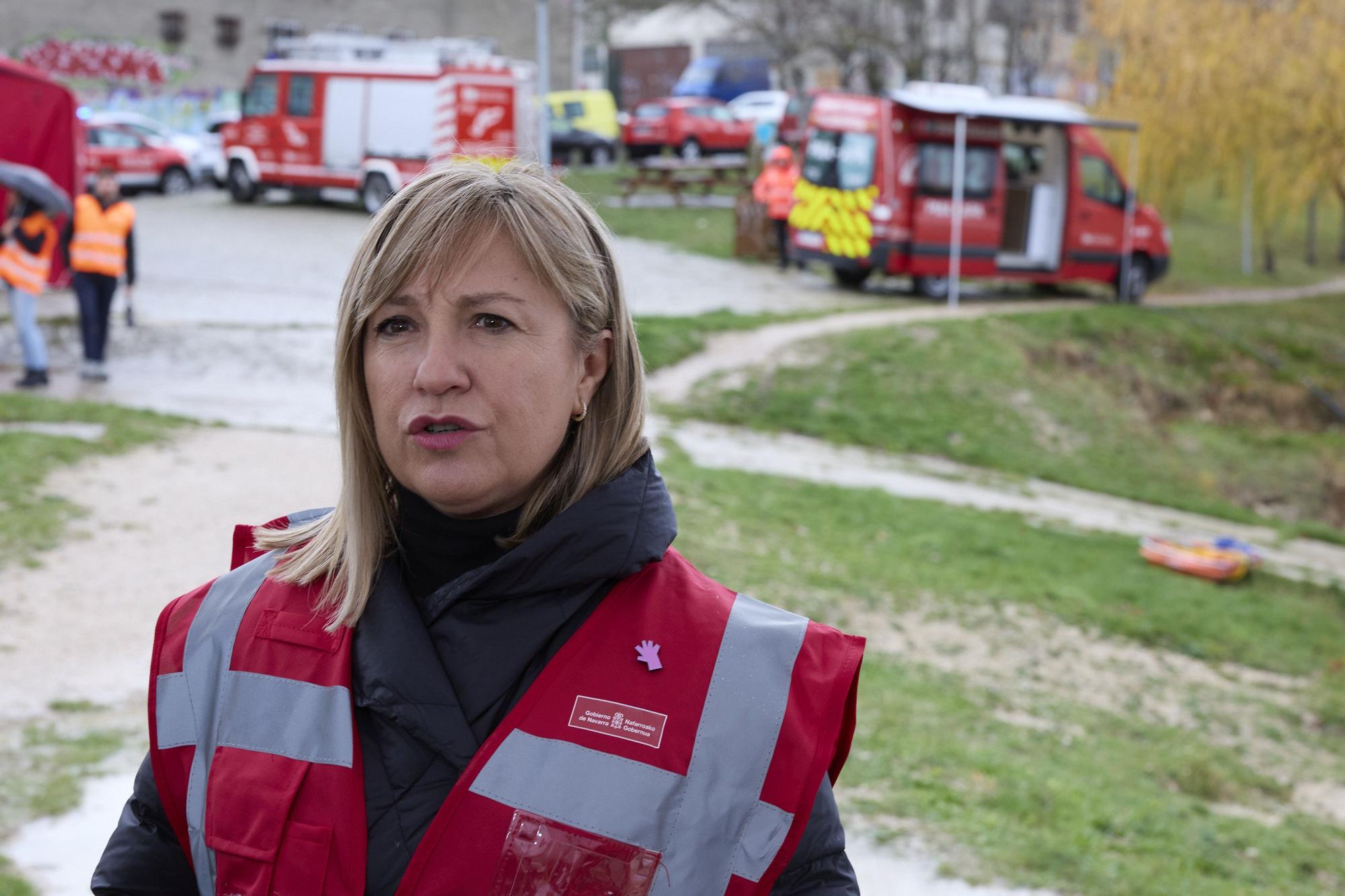 Simulacro de accidente aéreo en la Balsa de La Morea