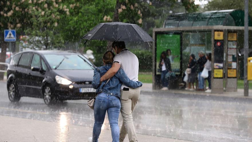 Tormentas en el norte y ligero ascenso de temperaturas en Navarra