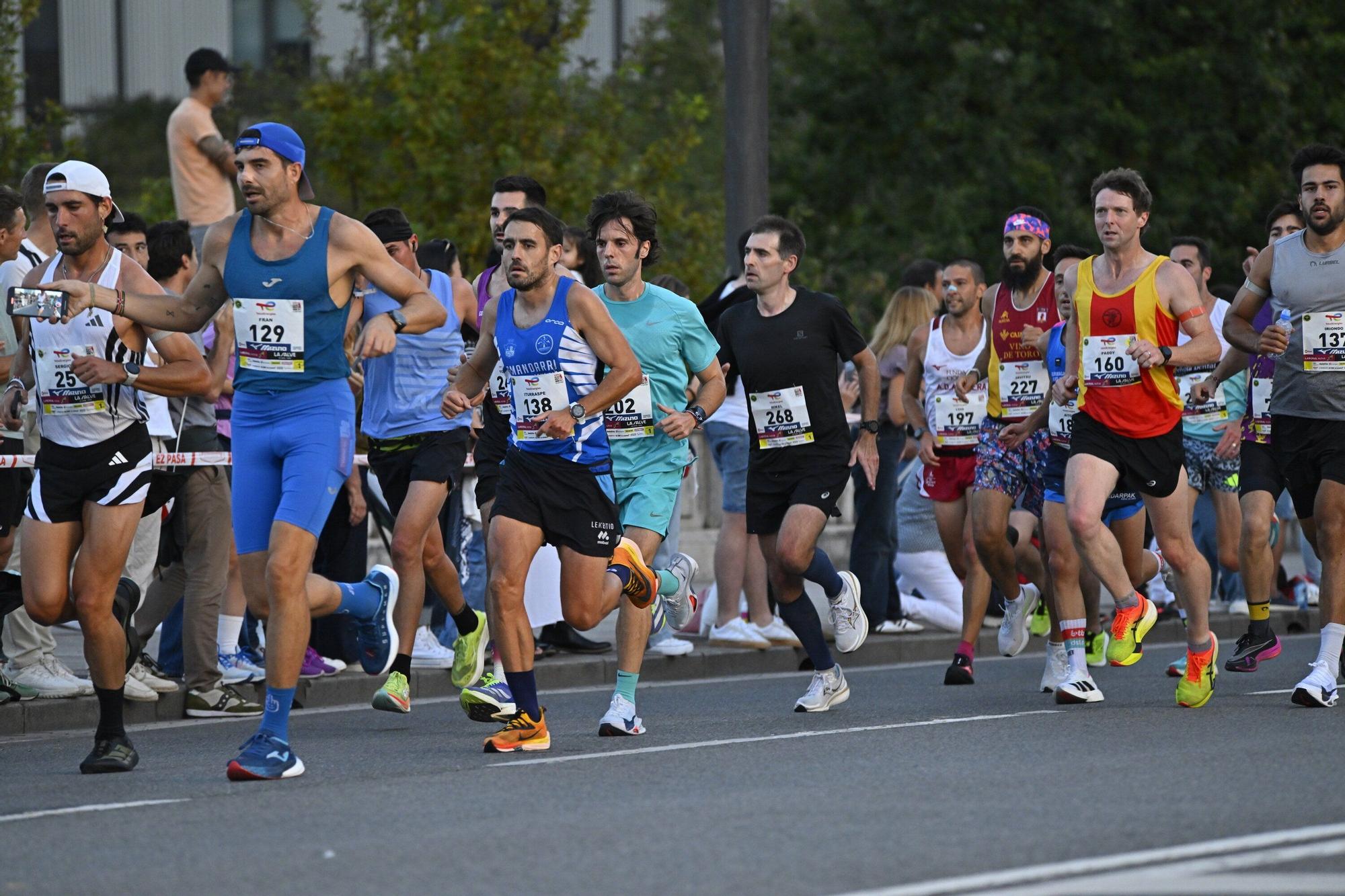El Bilbao Night Marathon, en imágenes