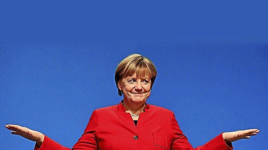 Imagen de archivo de Angela Merkel, la canciller que se despide después de 16 años. Foto: Afp