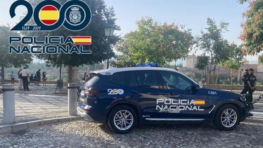 Detenida por apuñalar en el pie a una turista en un mirador del Albaicín de Granada
