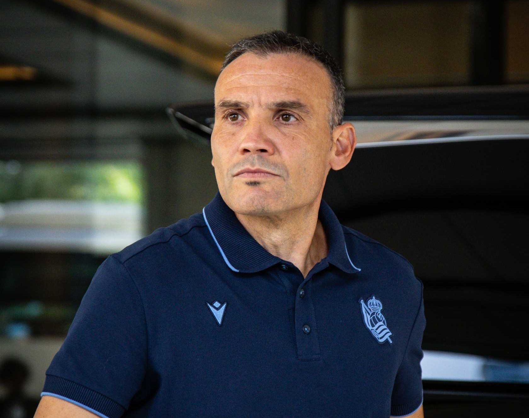 El entrenador de la Real Sociedad, Sergio Francisco