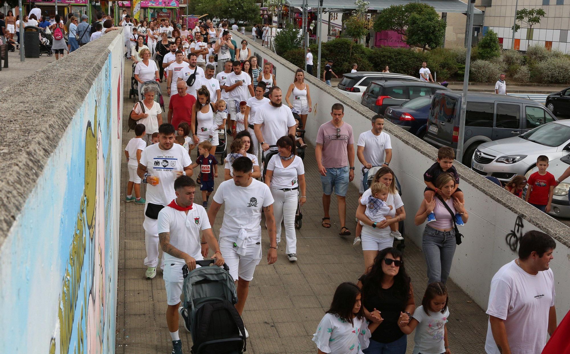 Fotos del chupinazo de Berriozar