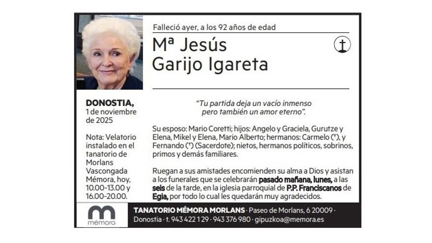 Mª Jesús Garijo Igareta