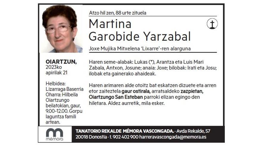 Martina Garobide Yarzabal