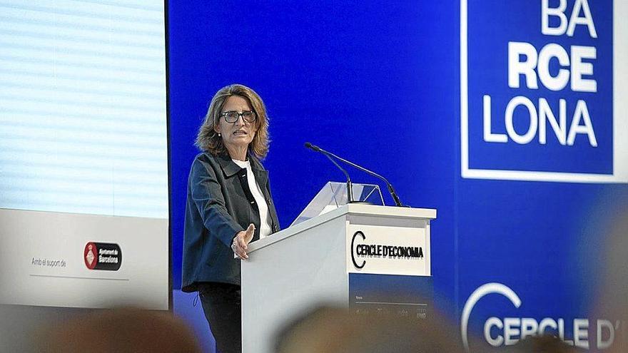 La vicepresidenta del Gobierno responsable de Transición Ecológica, Teresa Ribera. Foto: E. P.