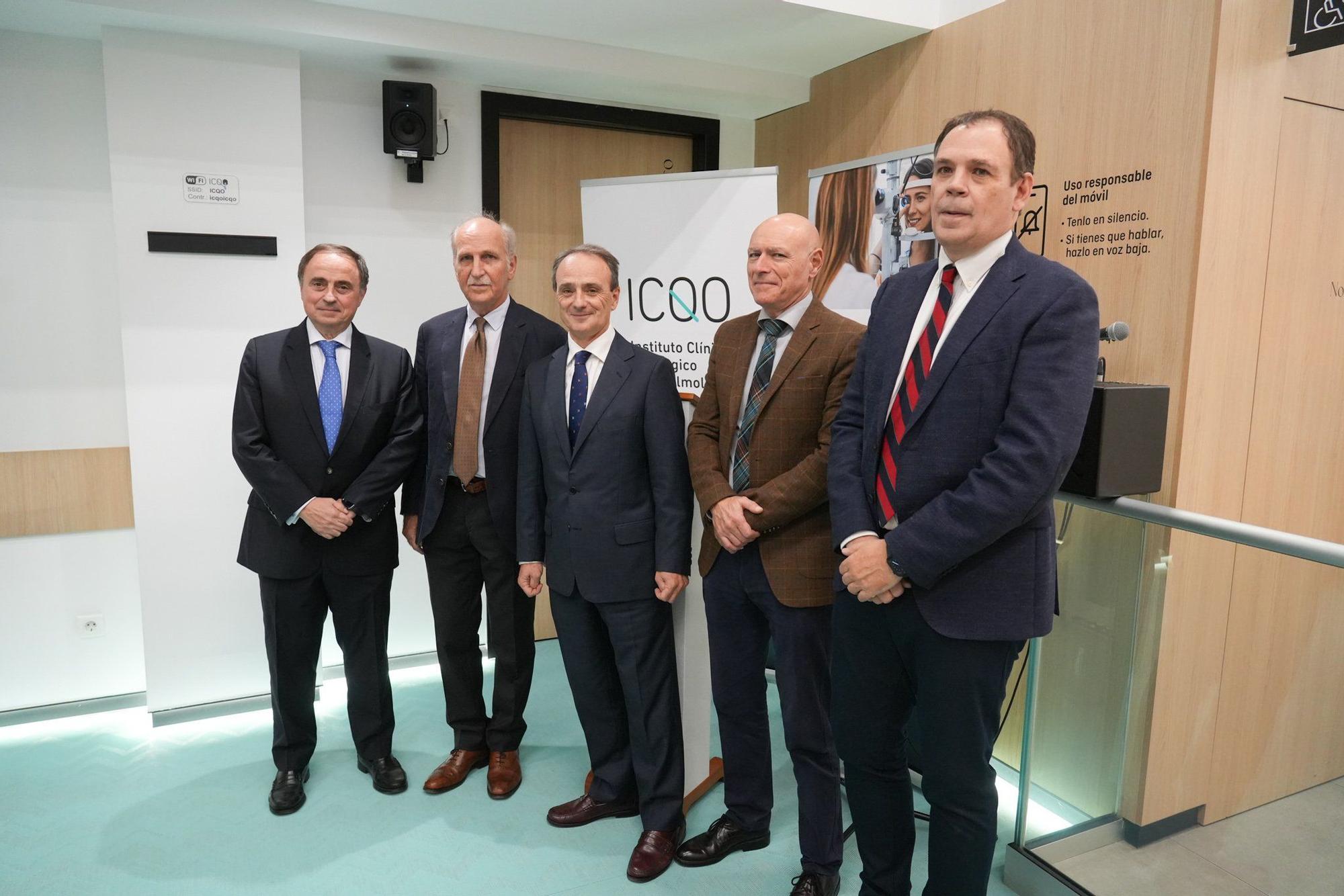 Javier Araiz, Juan Durán de la Colina, Fernando Hormaechea, Roberto Fdez. Hermida e Iñaki Rodríguez Agirretxe.