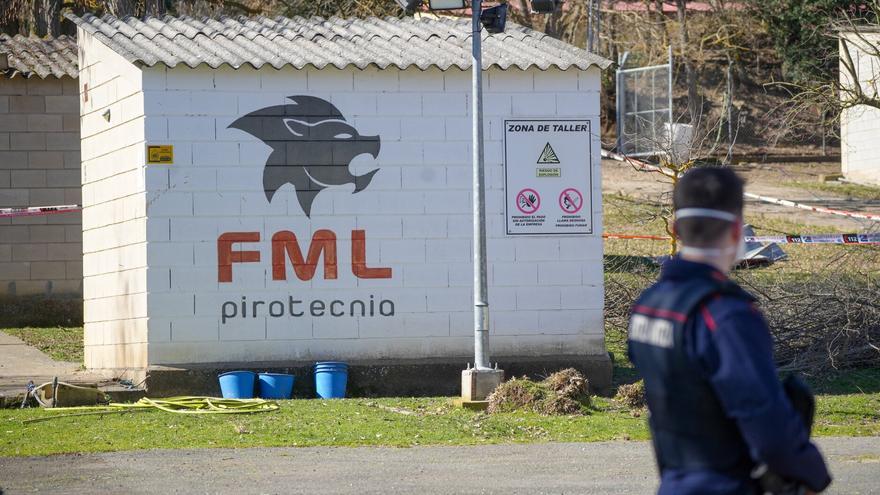 En imágenes: explosión en la pirotecnia FML de Lantarón