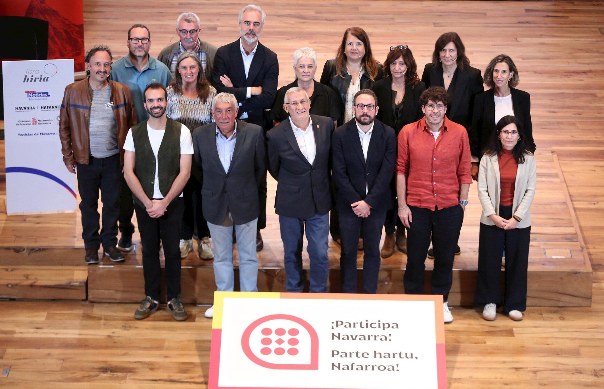 Fotos del Foro Hiria 'Participa Navarra: desafíos y oportunidades'