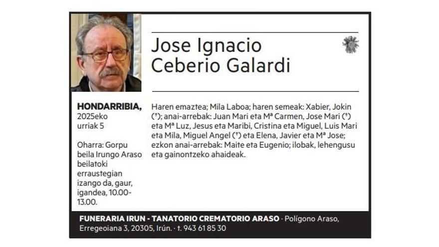 Jose Ignacio Ceberio Galardi