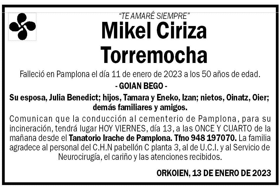Mikel Ciriza Torremocha