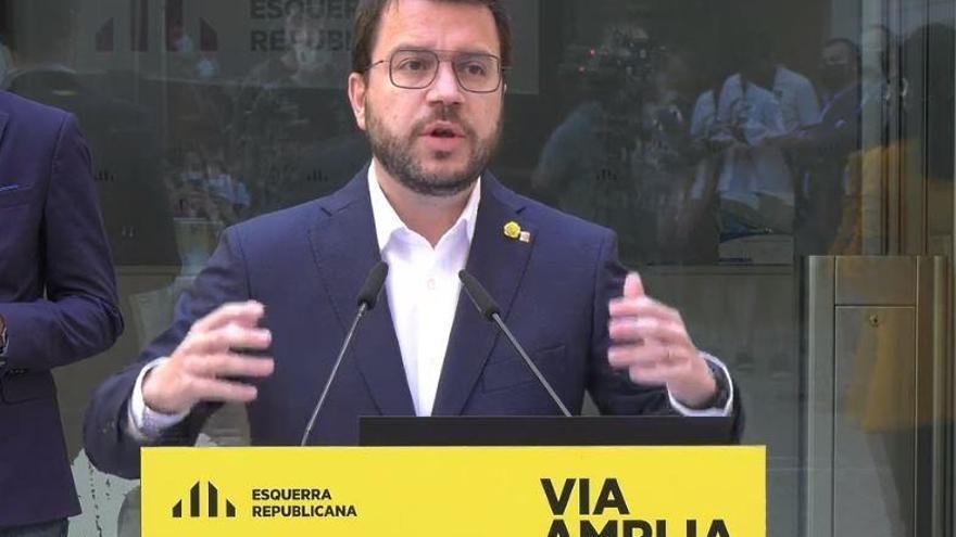 ERC explora con los comunes su aval a Pere Aragonès
