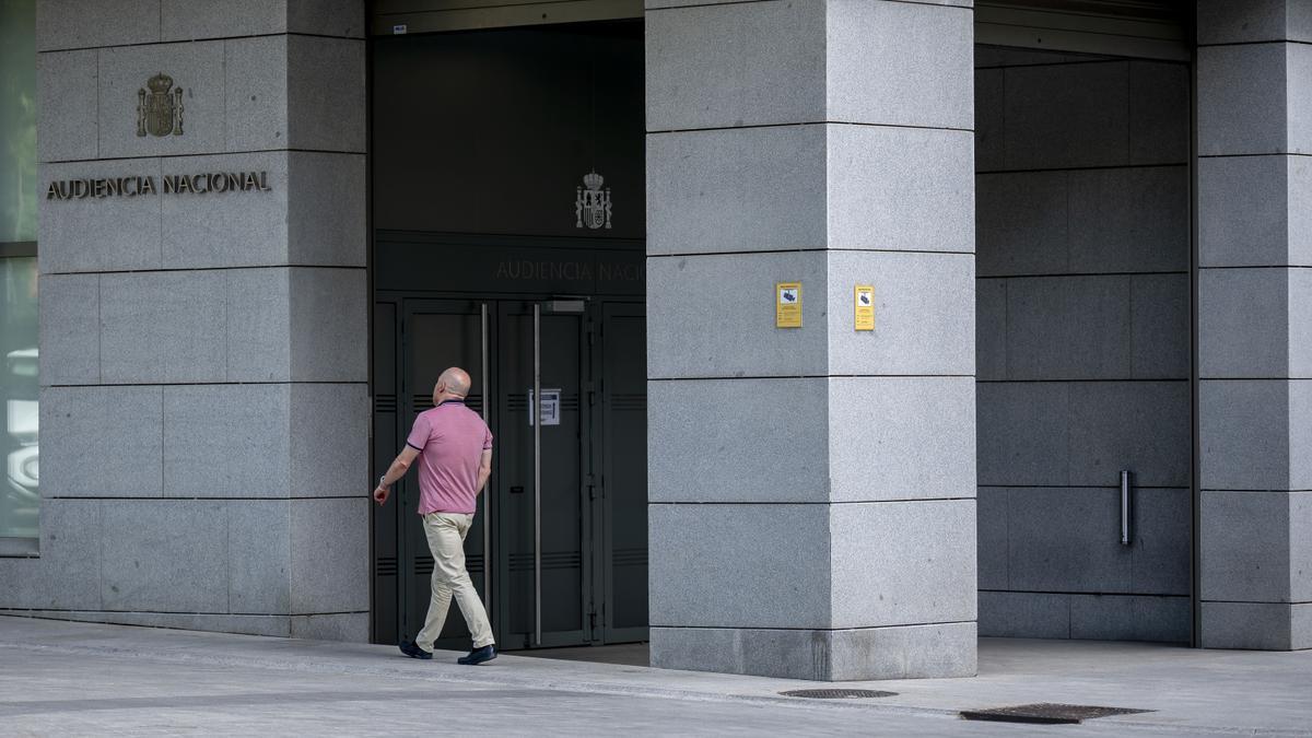 Entrada de la Audiencia Nacional. / E.P.