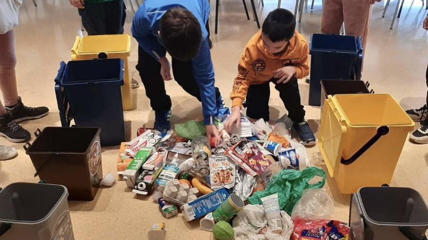 Aprendiendo a reciclar desde txikis