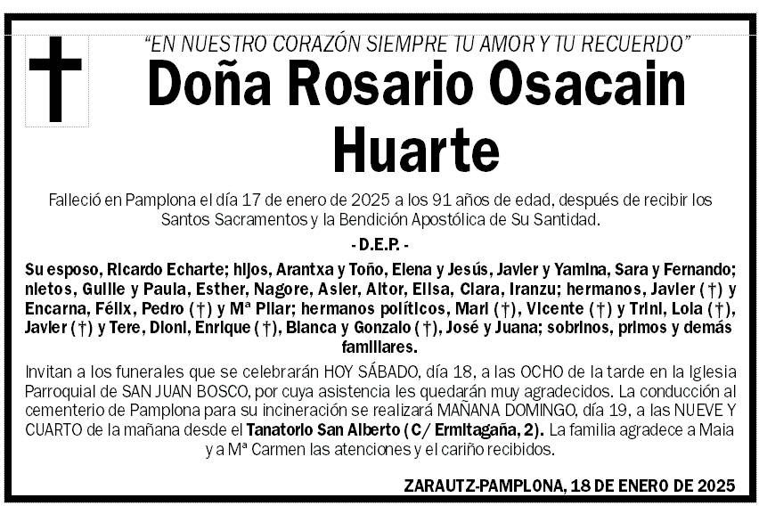 Rosario Osacain Huarte
