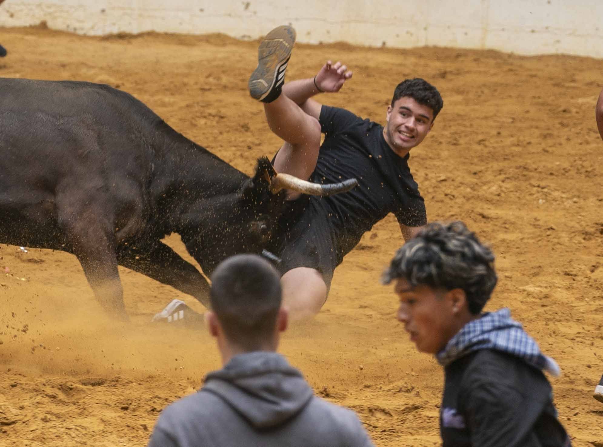 Eb imágenes: Las vaquillas reinan en el Iradier Arena
