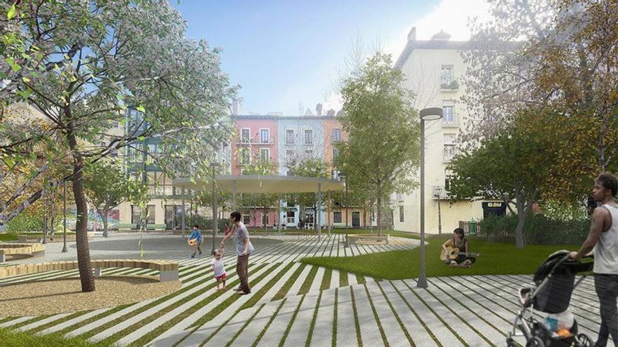 La reforma de la plaza de Santa Ana de Pamplona ya tiene ganador: Basoa