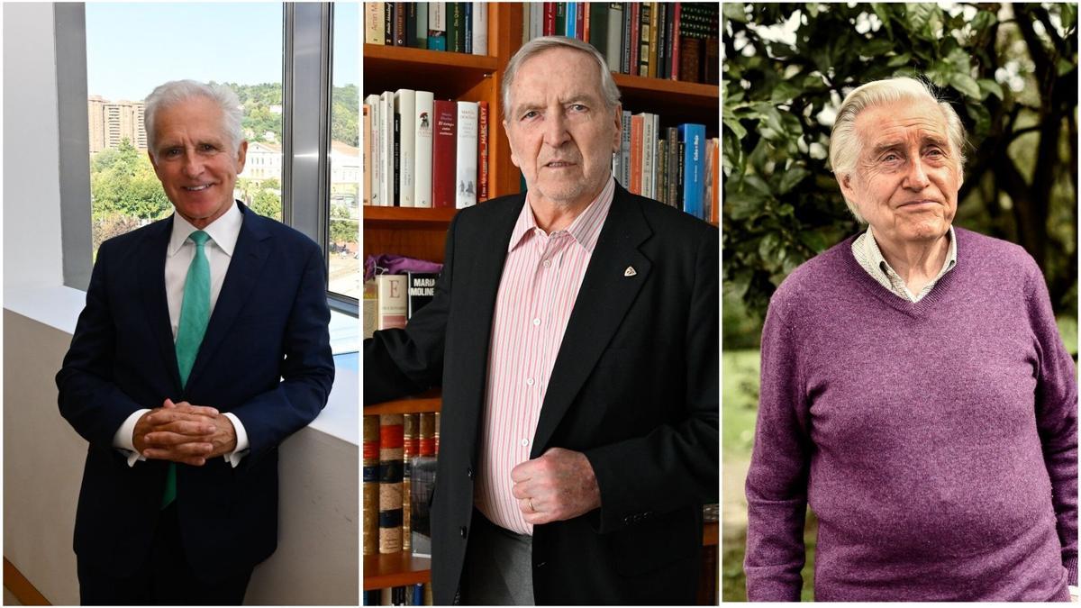 Juan Ignacio Vidarte, Cecilio Gerrikabeitia y Joaquín Achúcarro.