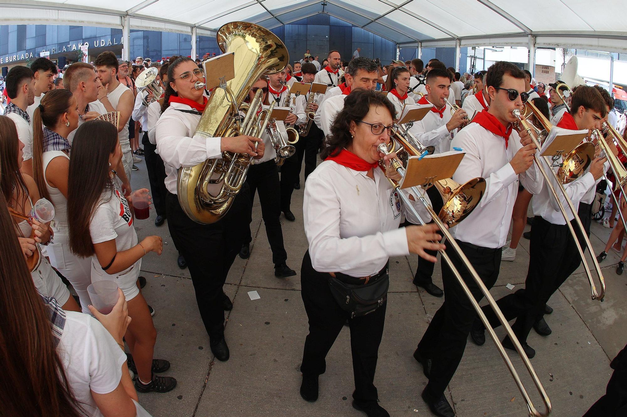 Fotos del chupinazo de Burlada