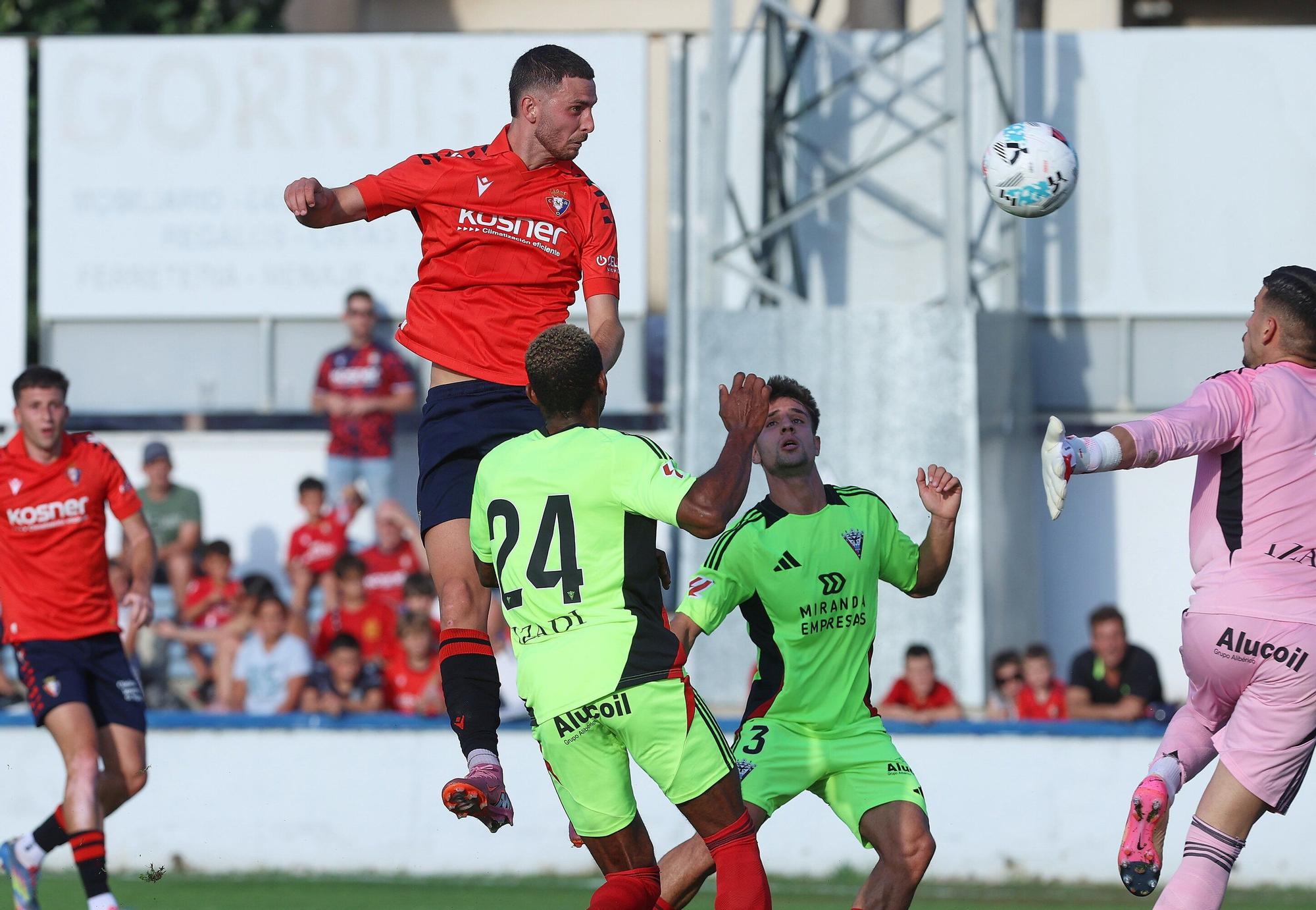 Osasuna logra en Tafalla su primer triunfo de pretemporada