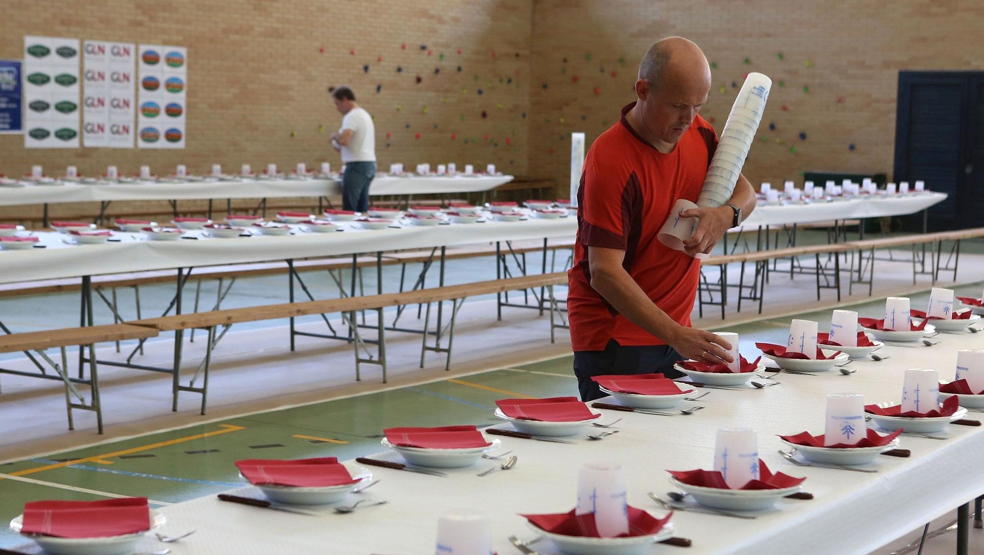 FOTOS | Preparativos del Nafarroa Oinez 2025 en Villava - Atarrabia