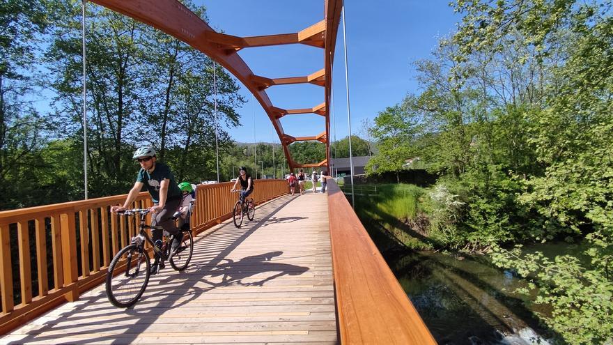 Jornada cicloturista para inaugurar la ampliación de la Vía Verde del Bidasoa