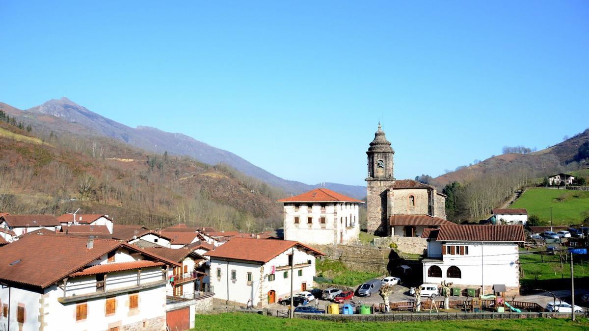 Vista general de Zubieta.