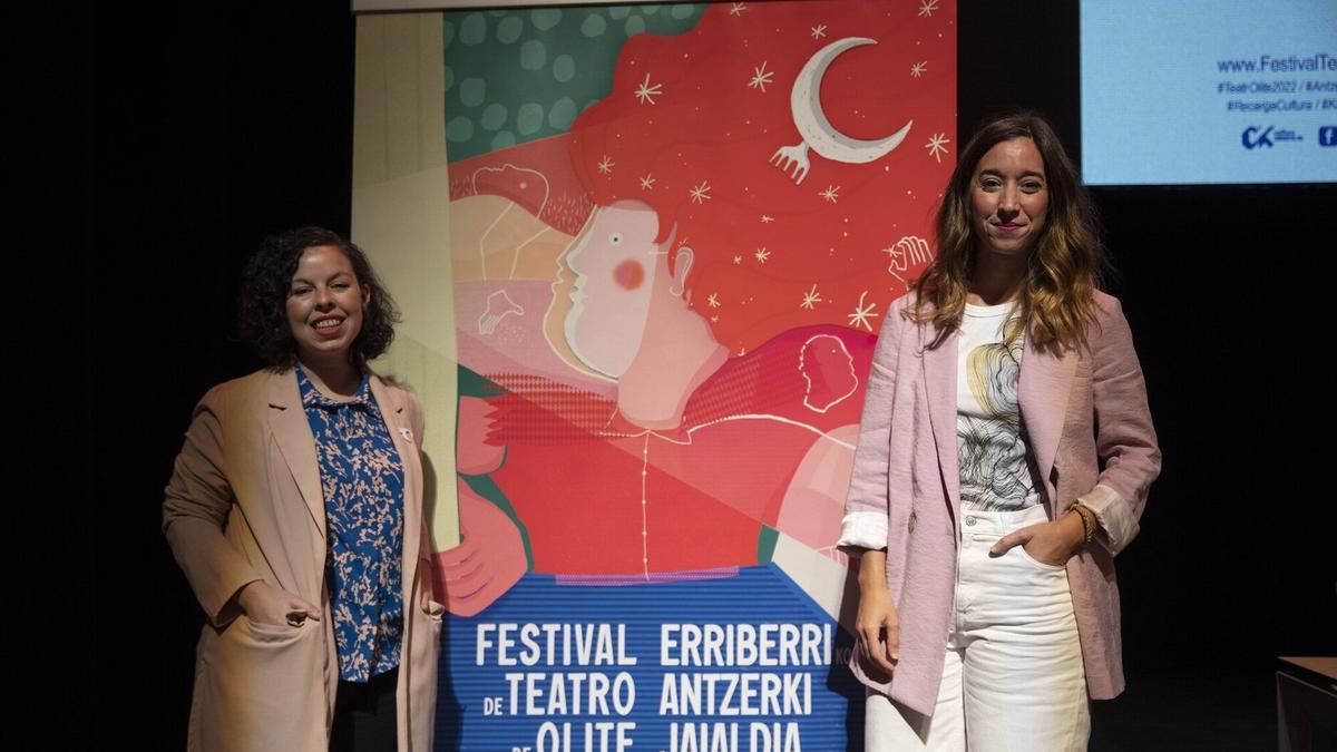 María Goiricelaya y Ane Pikaza han asumido en los últimos cuatro años la dirección artística del Festival de Olite.