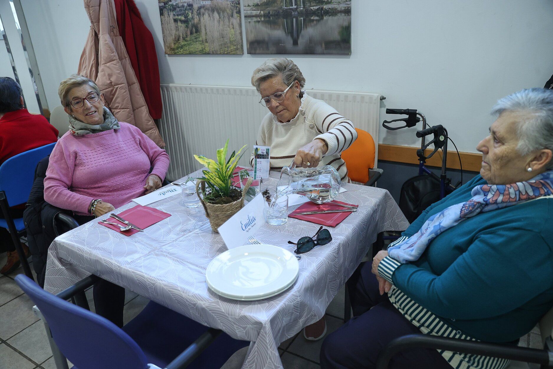 Acto de inauguración del comedor comunitario de Berriozar