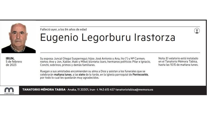 EUGENIO LEGORBURU IRASTORZA