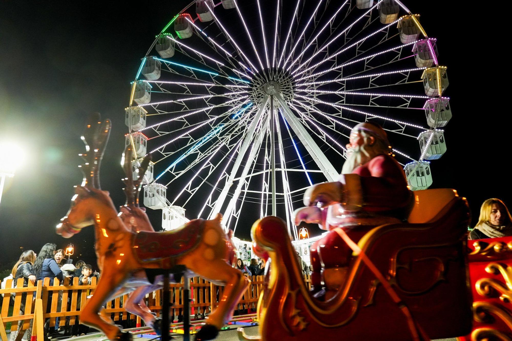 En imágenes: la noria de Getxo ya está en marcha