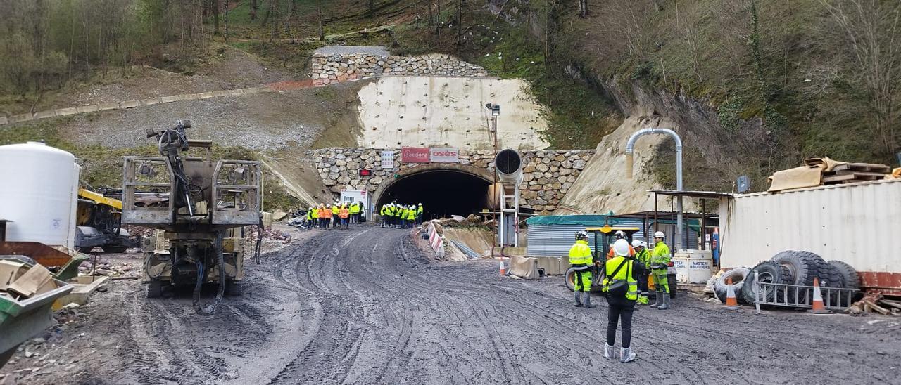 Así avanzan las obras en los túneles de Belate