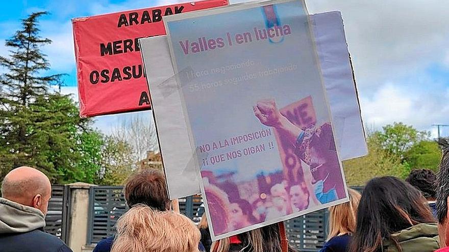 Campaña de apoyo al personal sanitario de Valles I en Añana