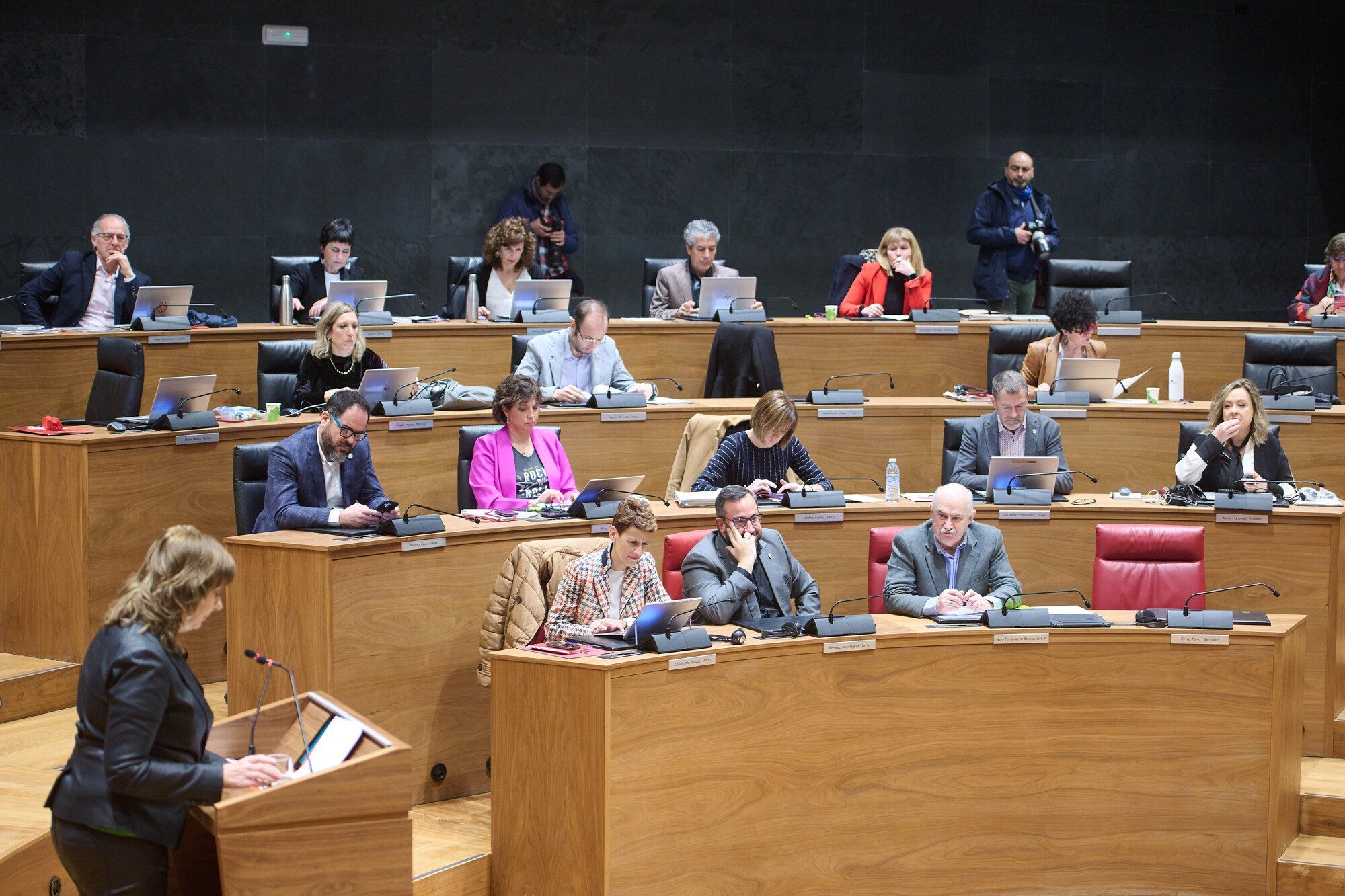 Pleno del Parlamento de Navarra del jueves 16 de febrero