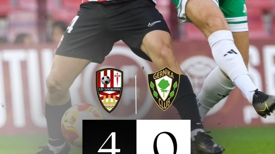 Escasa contundencia del Gernika en Logroño