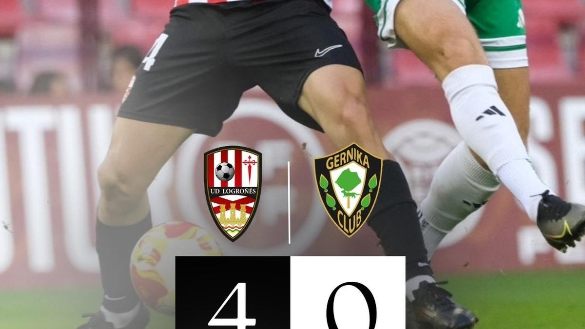 El Gernika cayó derrotado ante el UD Logroñés