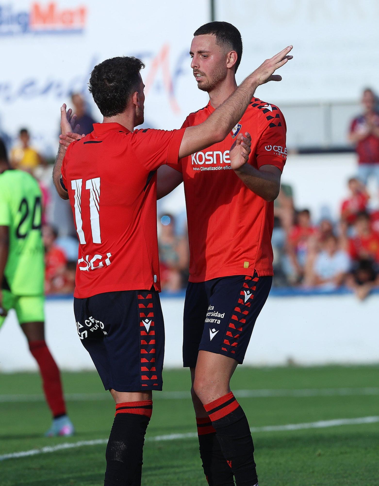 Osasuna logra en Tafalla su primer triunfo de pretemporada