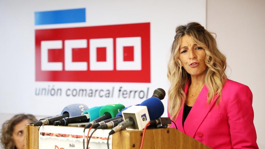 Díaz anuncia que el Gobierno aprobará el martes el nuevo registro de control horario y carga contra Garamendi