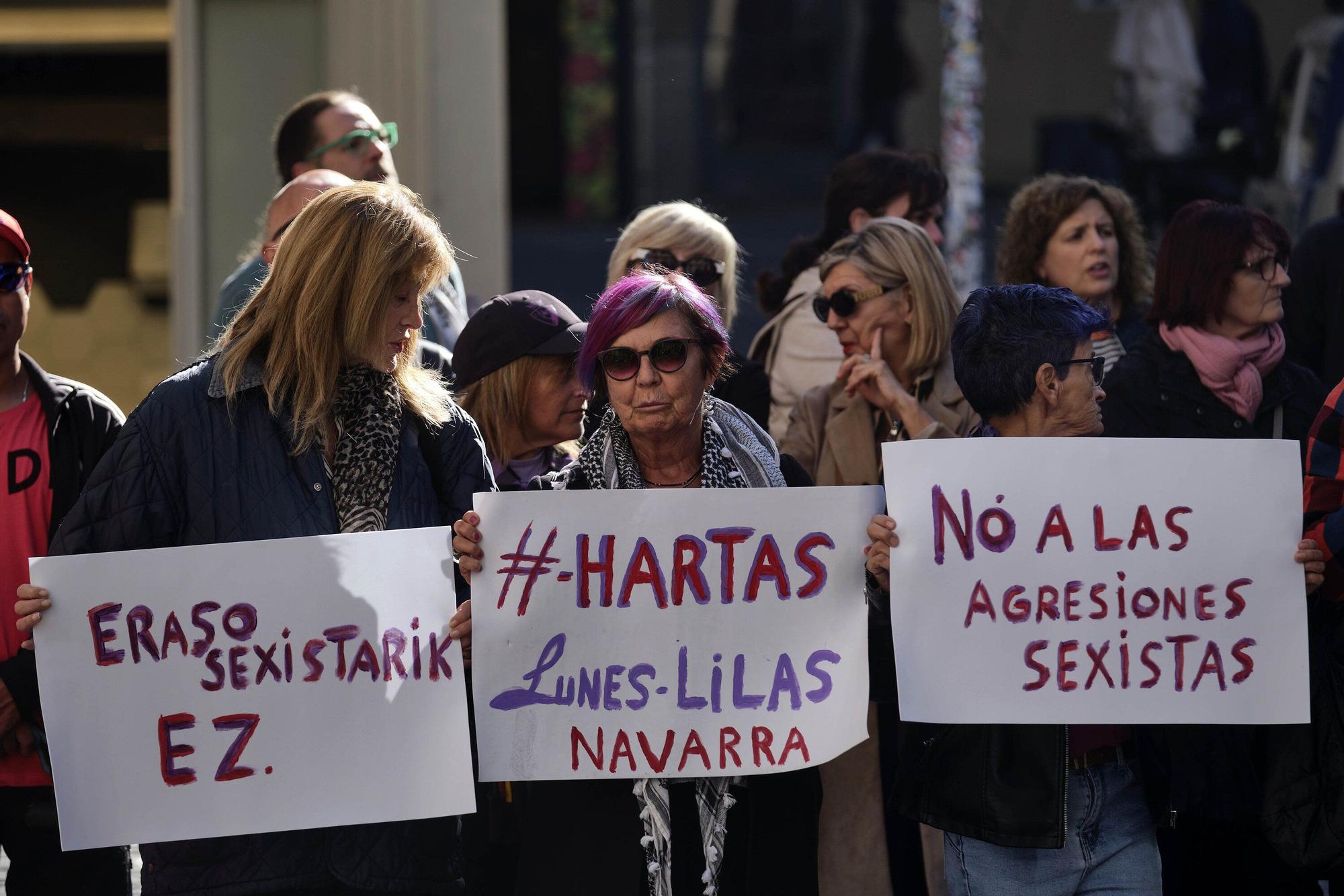 Pamplona rechaza la agresión sexual denunciada en la zona de la Carpa