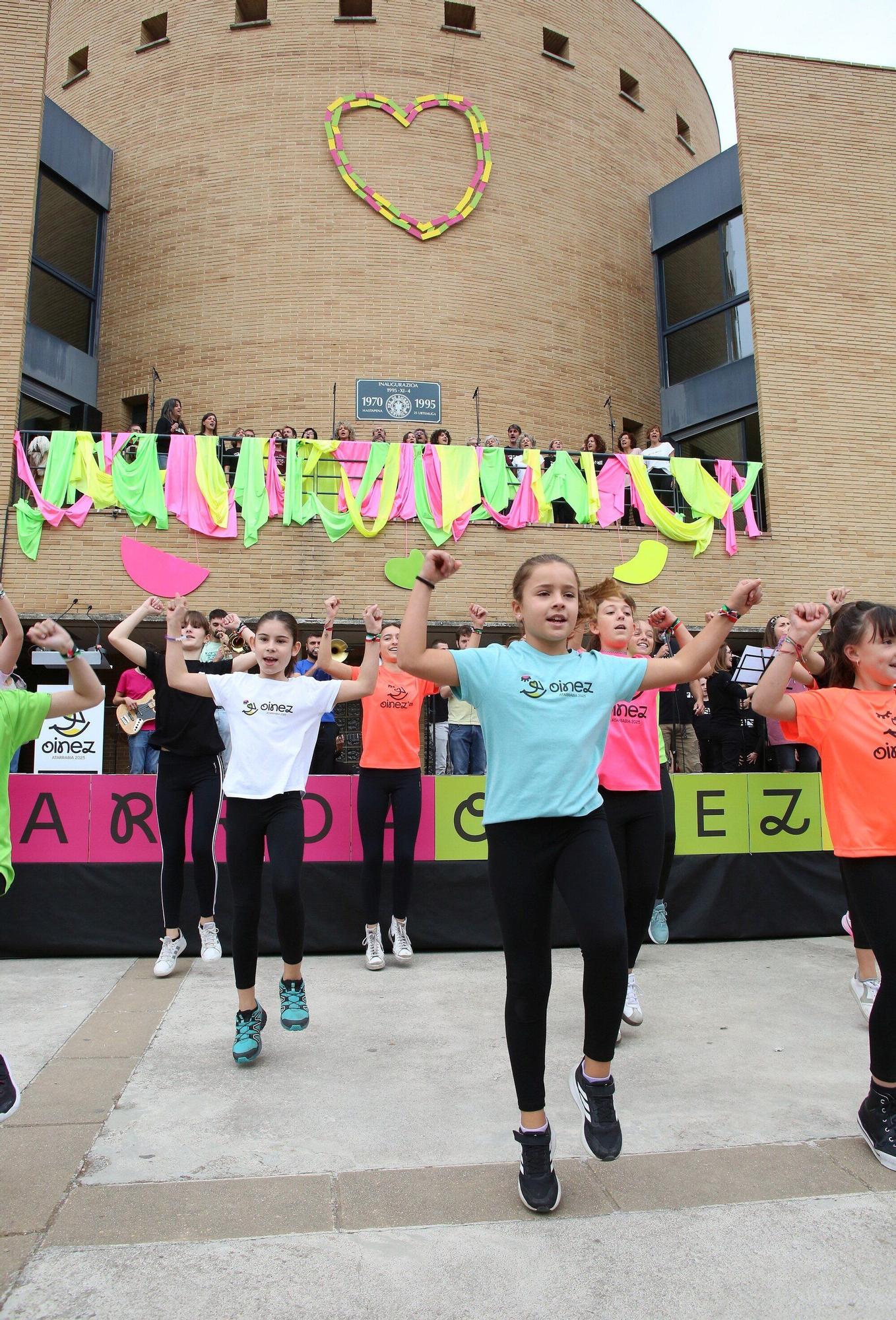 Fotos: Nafarroa Oinez 2025 en la ikastola Paz de Ziganda de Villava - Atarrabia