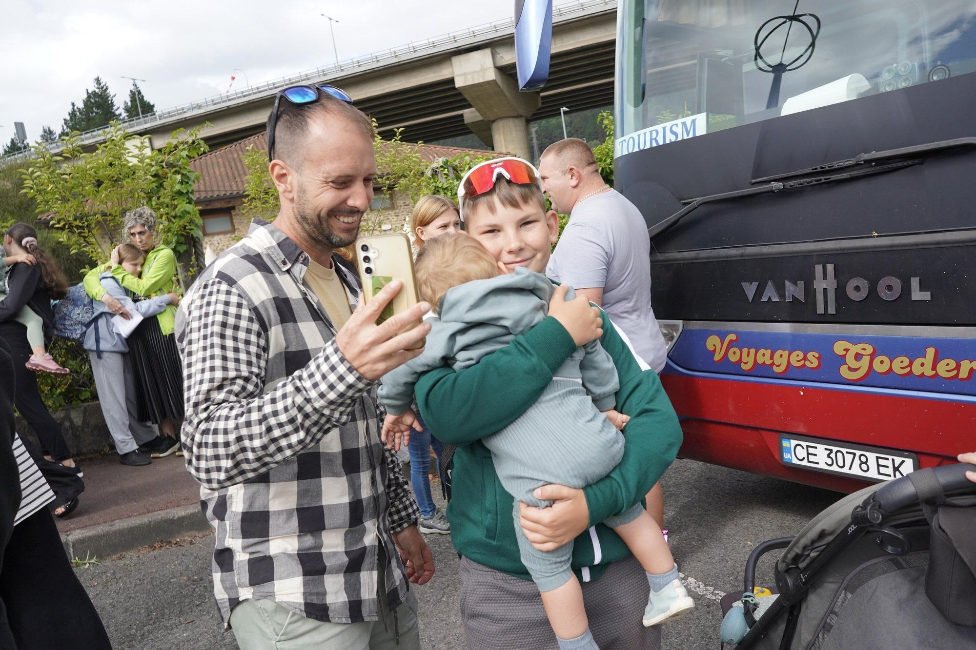 En imágenes: El regreso a Ucrania tras un verano maravilloso en Euskadi