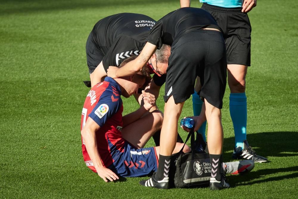 Imágenes del Osasuna Getafe este domingo en El Sadar