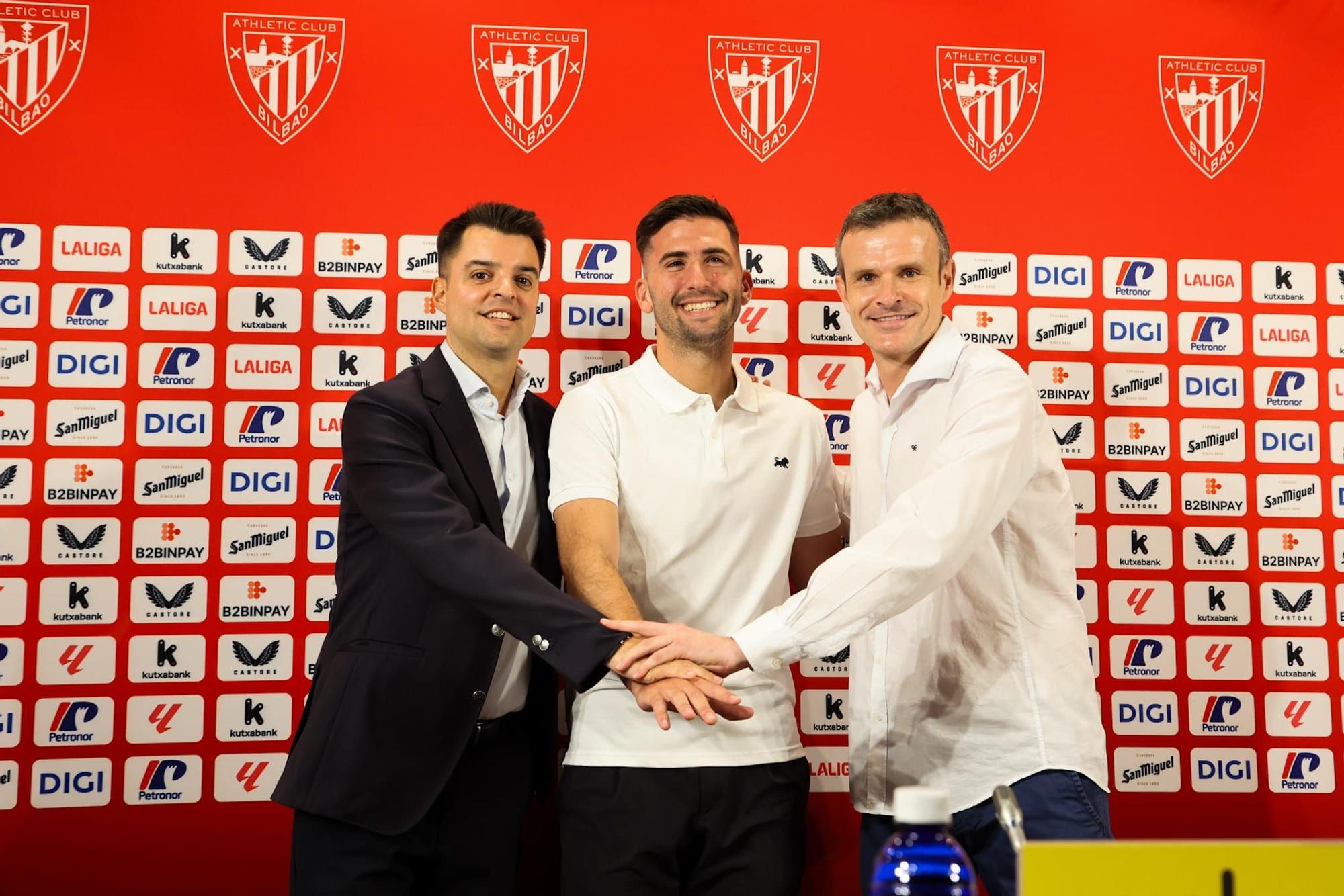 Presentación de Jesús Areso como jugador del Athletic